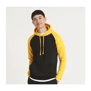 Hooded sweatshirt Just Hoods Baseball image-1