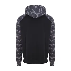 Hooded sweatshirt Just Hoods Baseball image-1