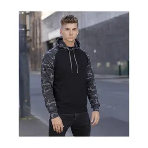 Hooded sweatshirt Just Hoods Baseball image-2