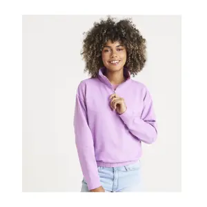 Sweatshirt 1/2 Zip Women Just Hoods image-2