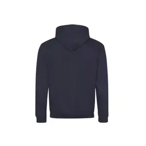 Sudadera con capucha con cremallera en contraste Just Hoods Varsity image-1