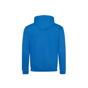 Sweatshirt à capuche zippé contrasté Just Hoods Varsity image-1