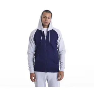 Sudadera con capucha y cremallera Just Hoods Baseball image-1