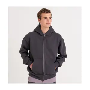 Heavy zip-up hoodie Just Hoods Signature image-1