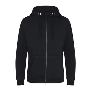 Felpa con cappuccio zip pesante Just Hoods Graduate image-0