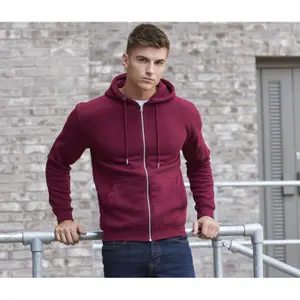 Bio-gefütterter Kapuzenzipper Just Hoods Organic image-1