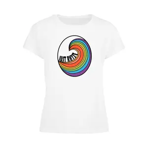 T-Shirt Just Rhyse RainbowWave image-0