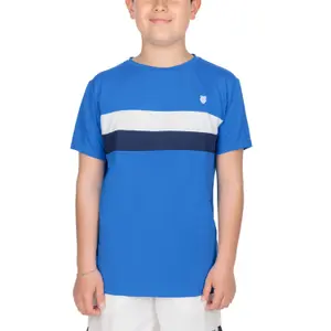 T-shirt enfant K-Swiss Core Team Stripe Crew image-0