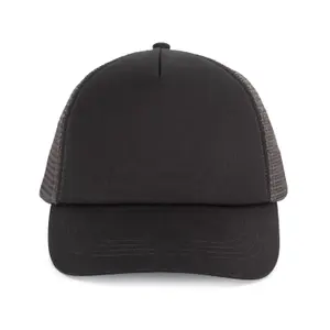 Cotton canvas 5 panel trucker cap K-up Gold Label image-1