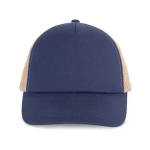 Cotton canvas 5 panel trucker cap K-up Gold Label image-1