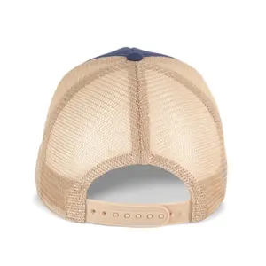 Cotton canvas 5 panel trucker cap K-up Gold Label image-2