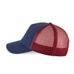 Cotton canvas 5 panel trucker cap K-up Gold Label image-3