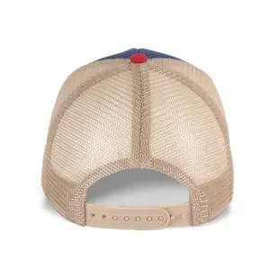 Cotton canvas 5 panel trucker cap K-up Gold Label image-2