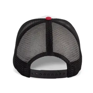 Cotton canvas 5 panel trucker cap K-up Gold Label image-2