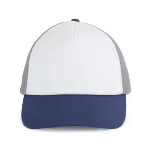 Cotton canvas 5 panel trucker cap K-up Gold Label image-1