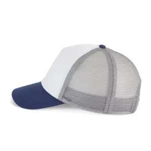 Cotton canvas 5 panel trucker cap K-up Gold Label image-3