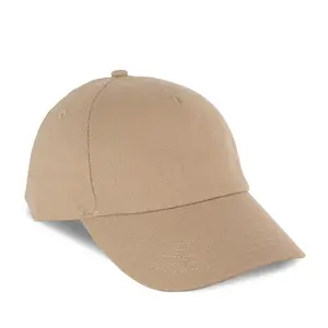 5 Panel Cotton Canvas Cap K-up Gold Label image-1