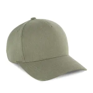5 Panel Cap in Recycled Cotton K-up image-1