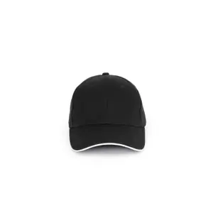 Contrasting sandwich cap - 6 panels - organic cotton K-up image-0