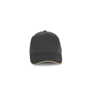 Contrasting sandwich cap - 6 panels - organic cotton K-up image-0