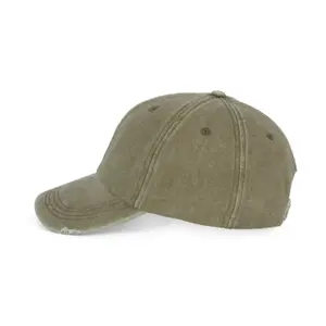 Vintage distressed baseball cap K-up image-2