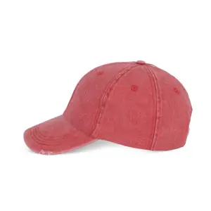 Vintage distressed baseball cap K-up image-2