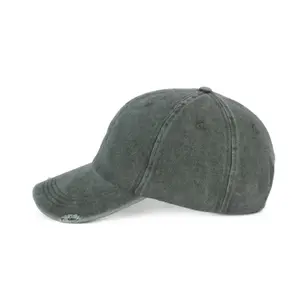 Vintage distressed baseball cap K-up image-2