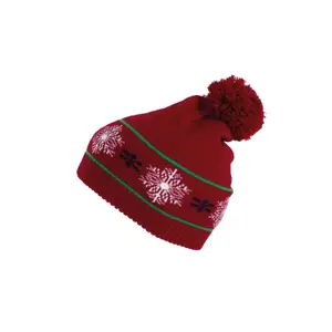 Bonnet motifs de noël K-up image-1