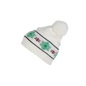Beanie with christmas motifs K-up image-1