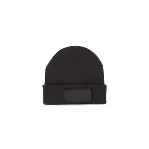 Recycled hat with patch K-up image-0