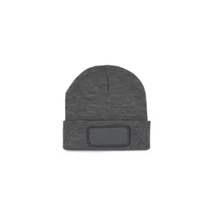 Recycled hat with patch K-up image-0