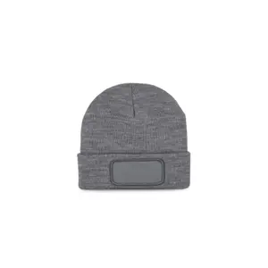 Recycled hat with patch K-up image-0
