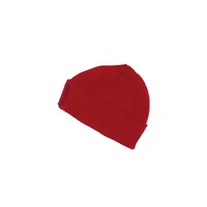 Recycled beanie with patch K-up image-1