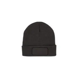 Recycled beanie with patch and thinsulate lining K-up image-0