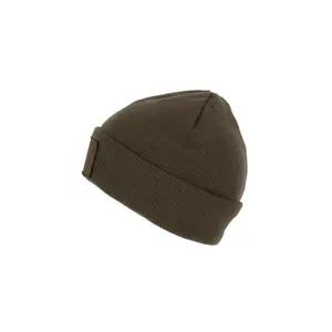 Beanie with patch and thinsulate lining K-up image-1