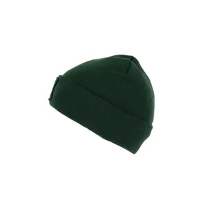 Beanie with patch and thinsulate lining K-up image-1