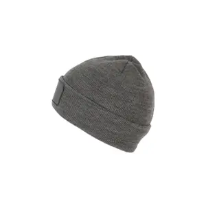 Beanie with patch and thinsulate lining K-up image-1