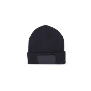 Beanie with patch and thinsulate lining K-up image-0