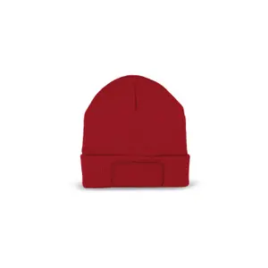 Beanie with patch and thinsulate lining K-up image-0