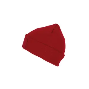 Beanie with patch and thinsulate lining K-up image-1