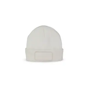 Beanie with patch and thinsulate lining K-up image-0