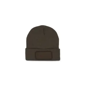 Beanie with patch K-up image-0