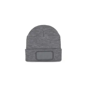 Beanie with patch K-up image-0