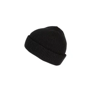 Ribbed beanie with double cuff K-up image-1