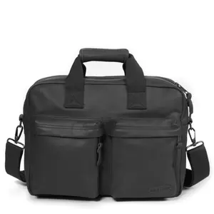 Sac bandoulière Eastpak Tomec Black Leather image-0