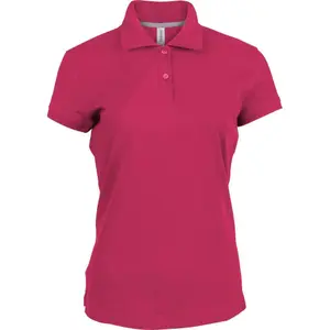 Damen Polo mit kurzen Ärmeln Kariban image-1