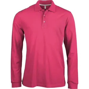 Long sleeve polo shirt Kariban image-2