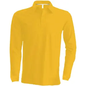 Long sleeve polo shirt Kariban image-1