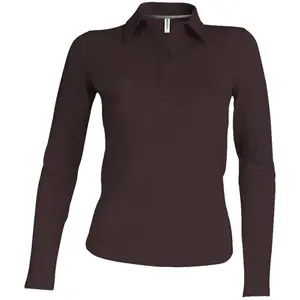 Polo feminino de mangas longas Kariban image-1