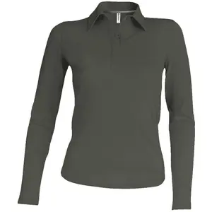 Polo feminino de mangas longas Kariban image-1